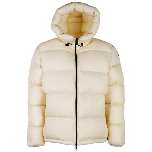 Elegant Cream Puffer Jacket