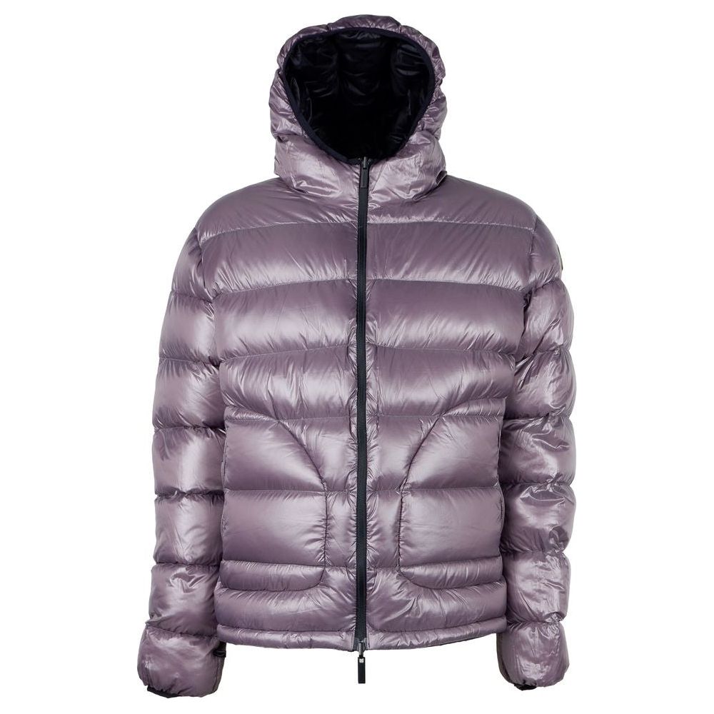 Reversible Hooded Down Jacket - Dual Tone Luxury