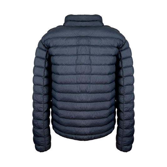 Chic Blue Padded Zip Vest for Men