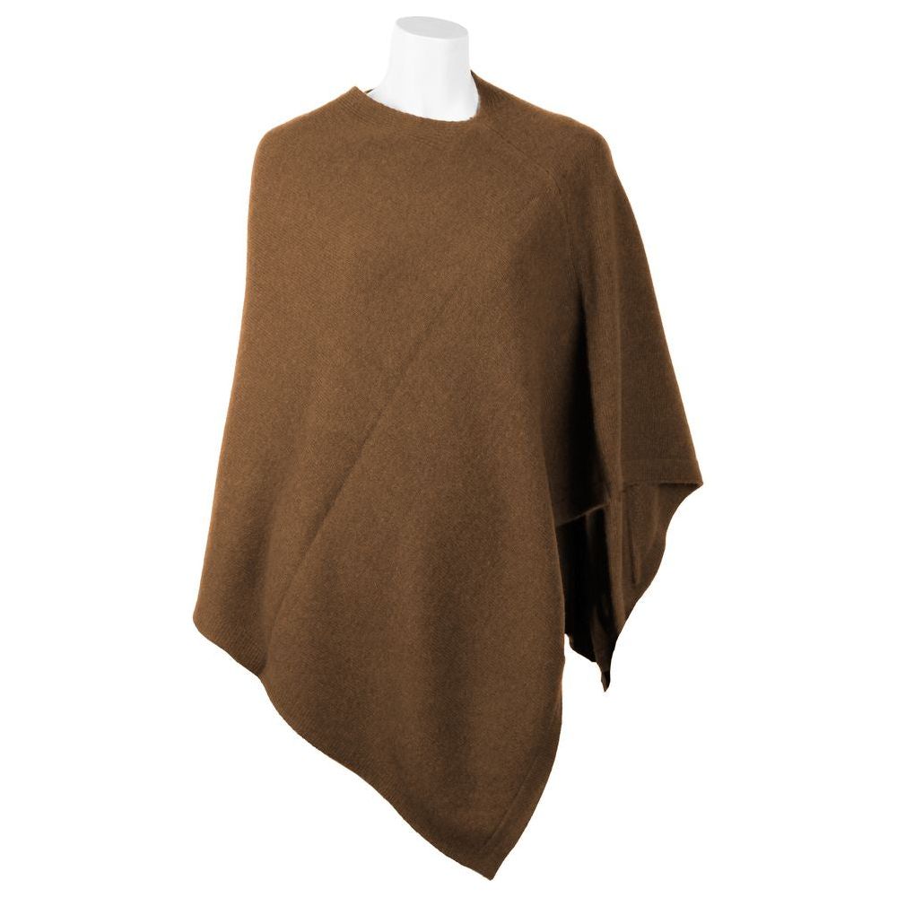 Elegant Cashmere V-Neck Poncho