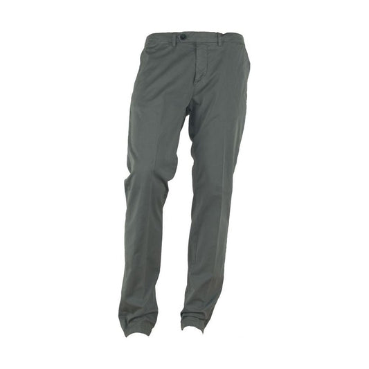 Elegant Summer Italian Cotton Trousers