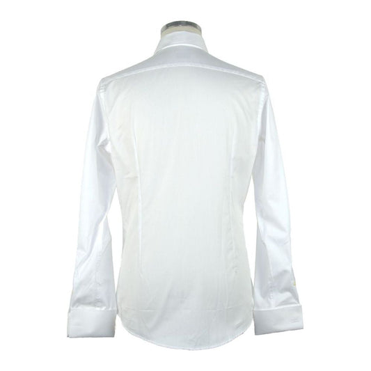 Elegant Ceremony White Cotton Shirt