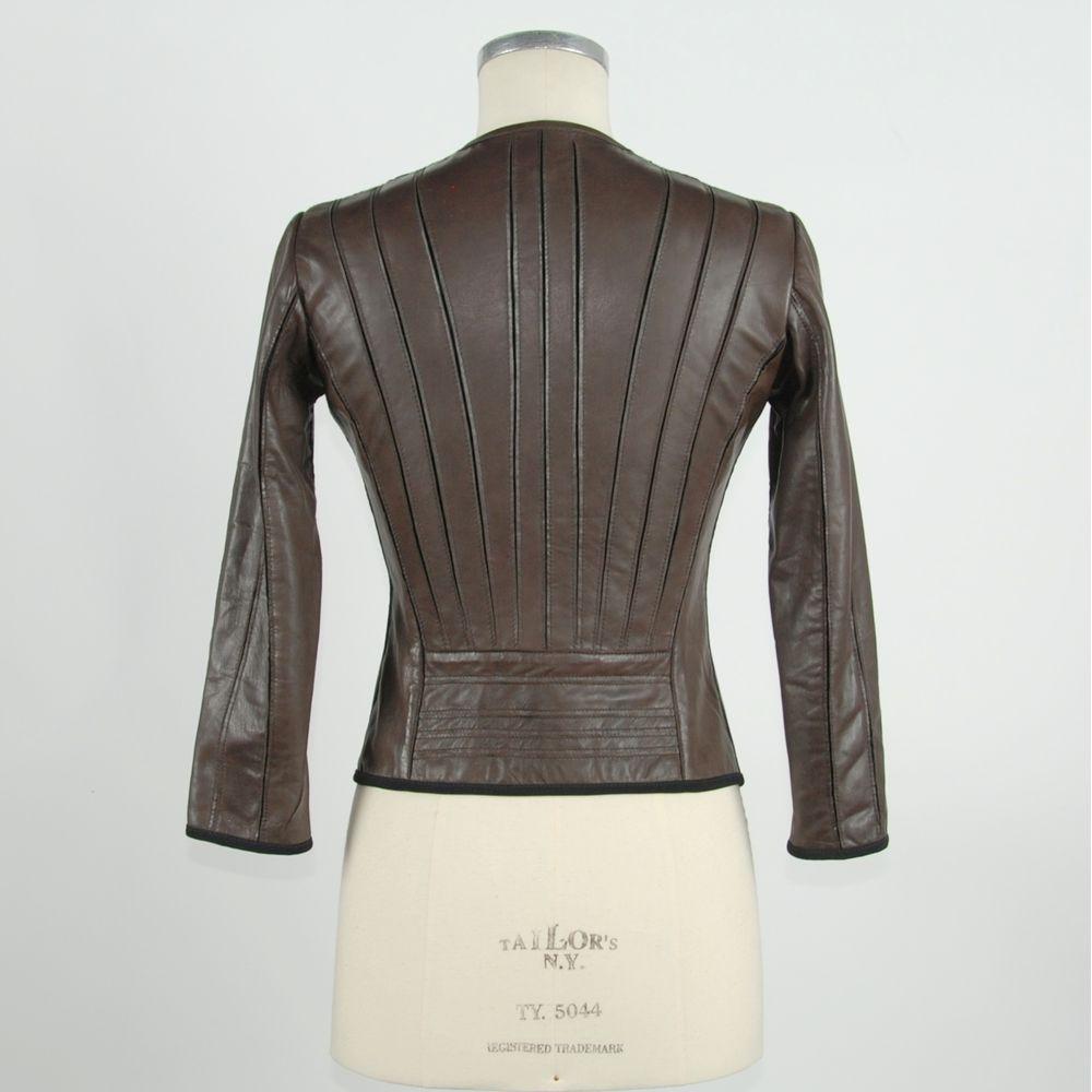 Elegant Brown Leather Jacket for Sleek Style