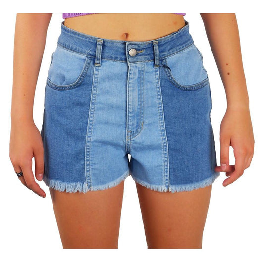 Chic Raw Hem Denim Shorts