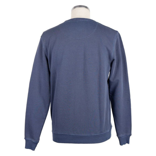 Garment-Dyed Cotton Sweatshirt with Chest Pocket