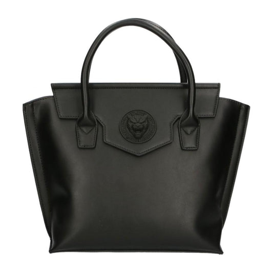 Elegant Black Magnetic Handbag Plein Sport