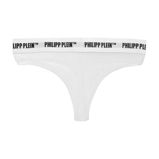 Elegant White Thong Duo for Women