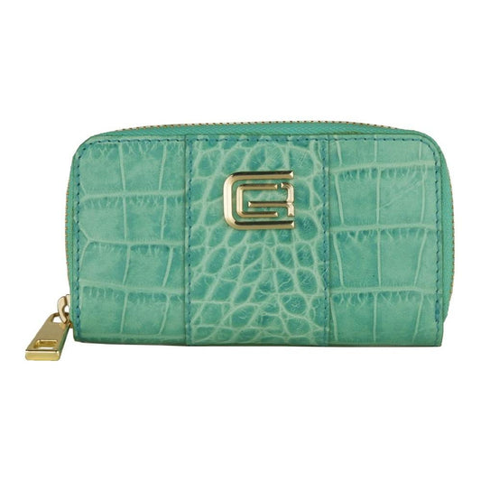 Chic Turquoise Leather Keyholder