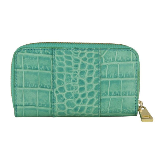 Chic Turquoise Leather Keyholder