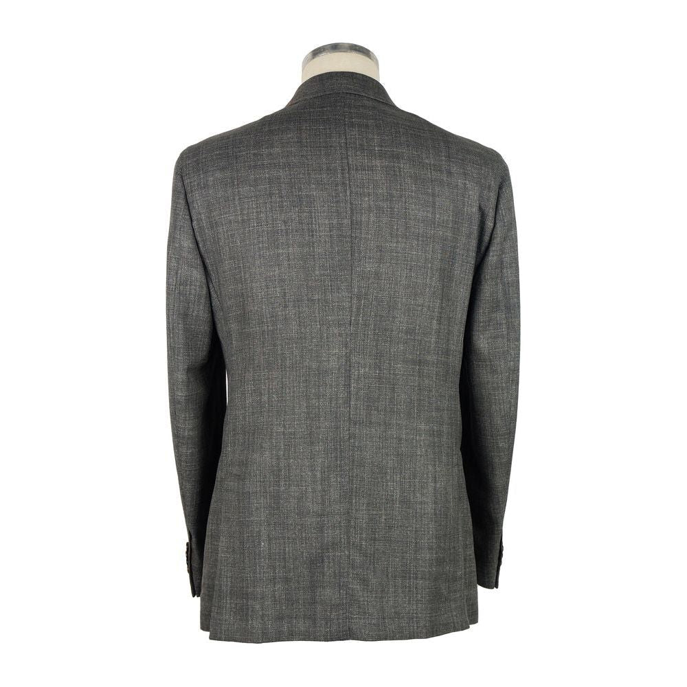 Elegant Summer Wool-Linen Men's Jacket