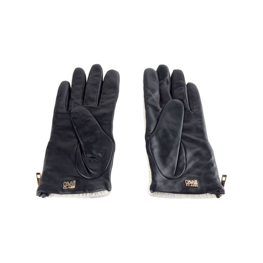 Elegant Gray Lambskin Gloves