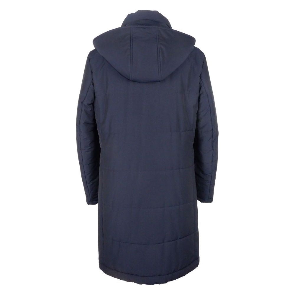 Italian Elegance Wool-Blend Men's Raincoat