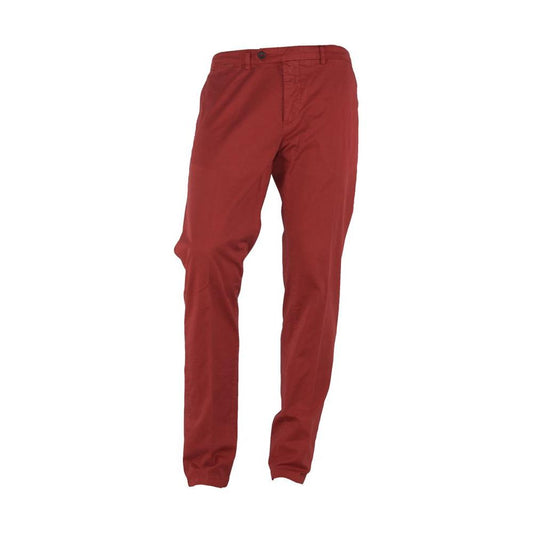 Made in Italy Chic Summer Cotton-Blend Trousers Made in Italy