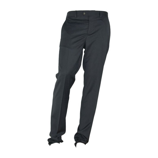 Made in Italy Elegant Italian Gray Trousers Made in Italy