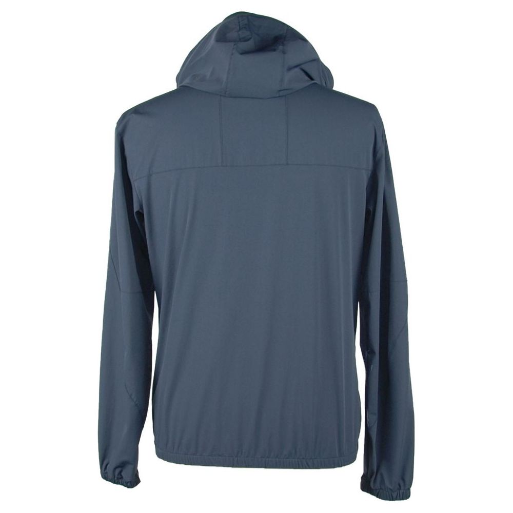 Sleek Synthetic Hooded Jacket