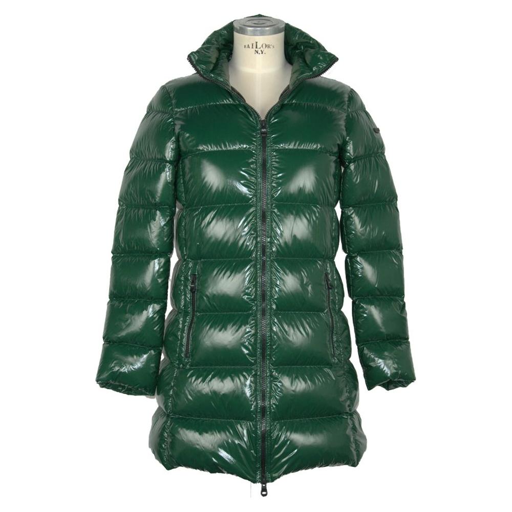 Elegant Shine Long Down Jacket - Stay Warm & Chic