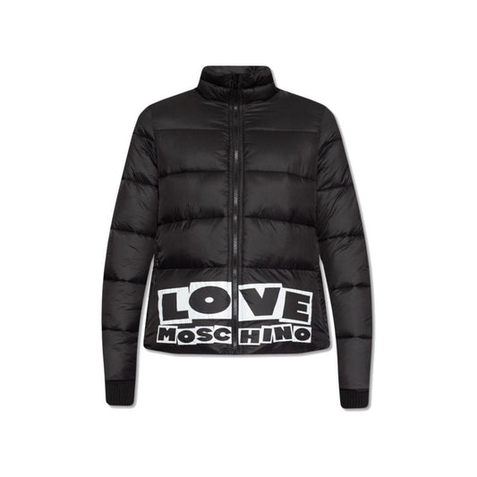 Chic Nylon Down Jacket with Bold Logo