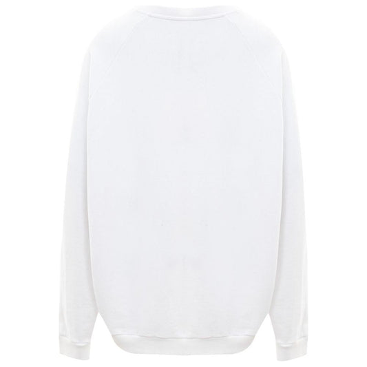 Maison Margiela Elegant Cotton Knit Sweater in Pristine White Maison Margiela