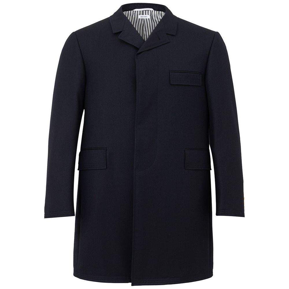 Elegant Wool Jacket in Signature Blue