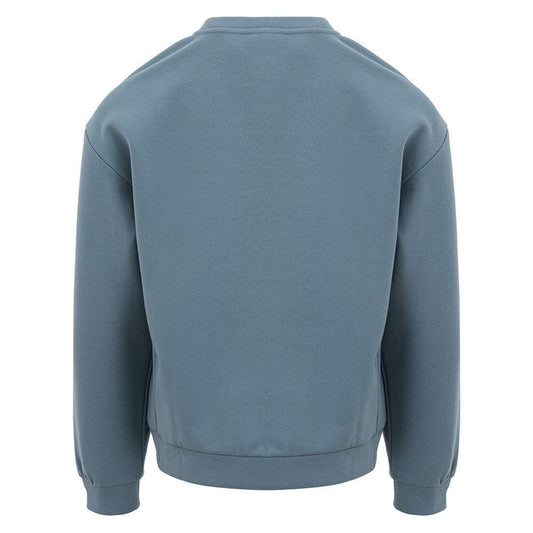 EA7 Emporio Armani Chic Blue Polyester Sweater by EA7 EA7 Emporio Armani