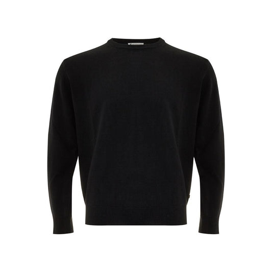 Elegant Black Wool Sweater for Men