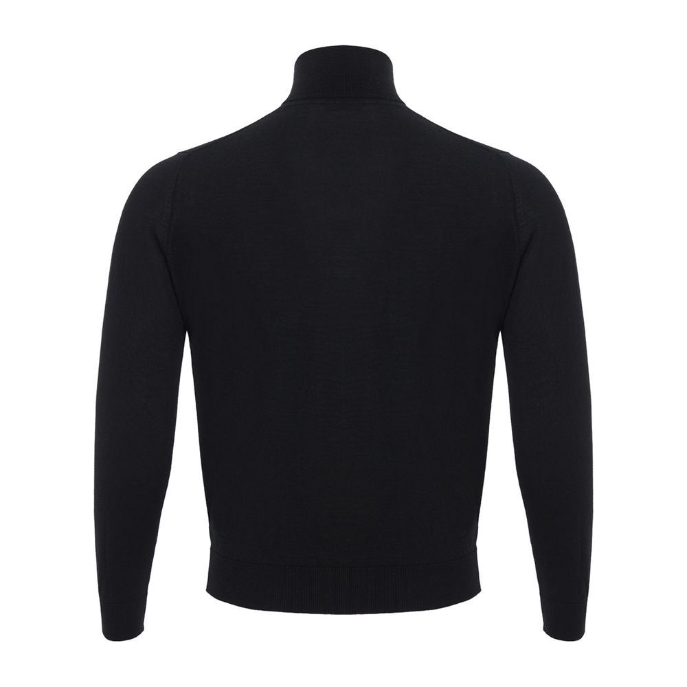 Italian Cashmere Luxury Black Sweater