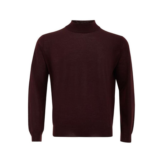 Elegant Red Woolen Luxury Sweater for Men