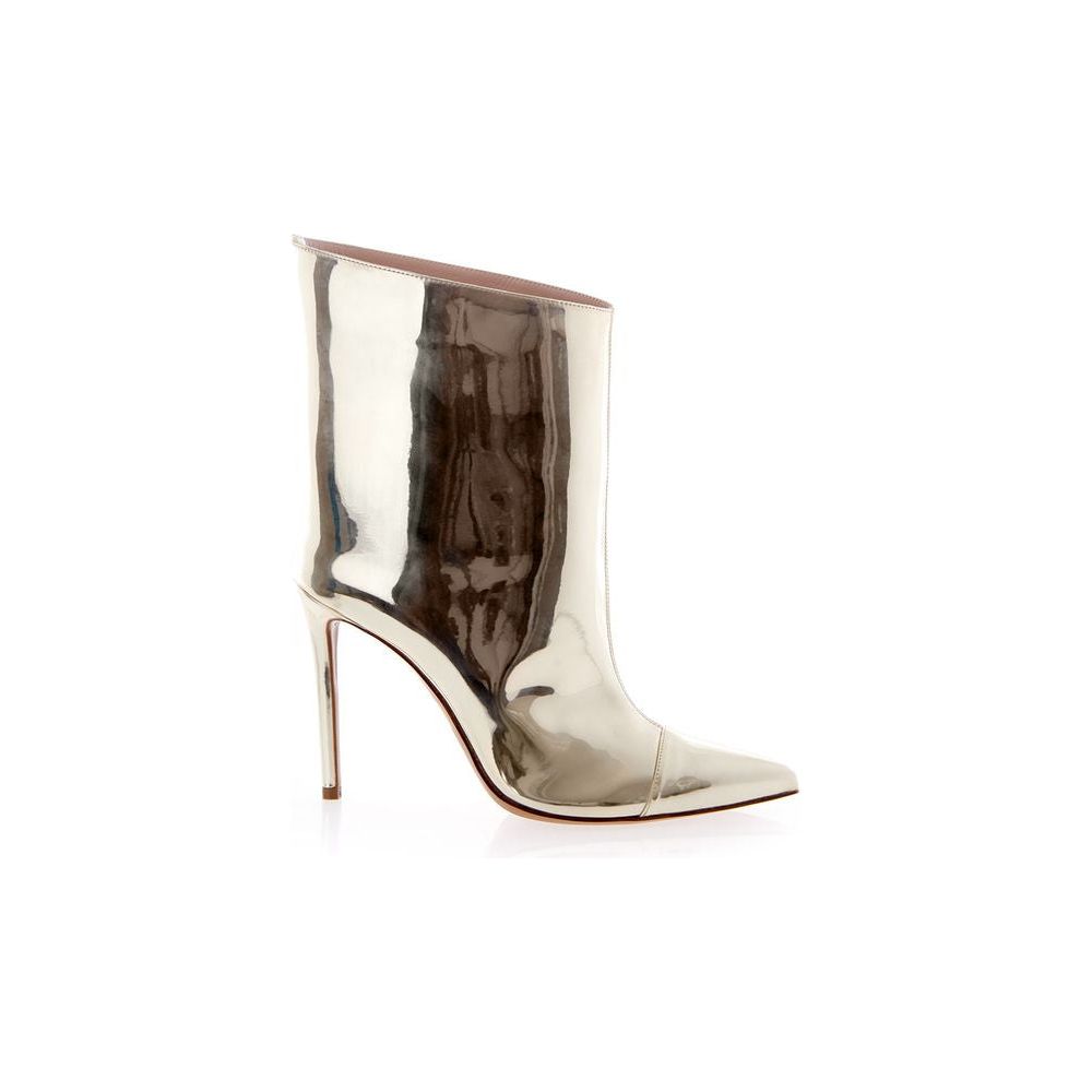 Chic Multicolor Patent Leather Boots