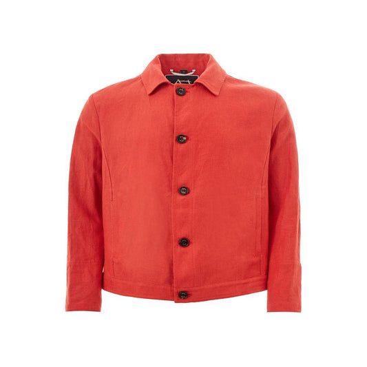 Sealup Elegant Orange Polyester Jacket Sealup