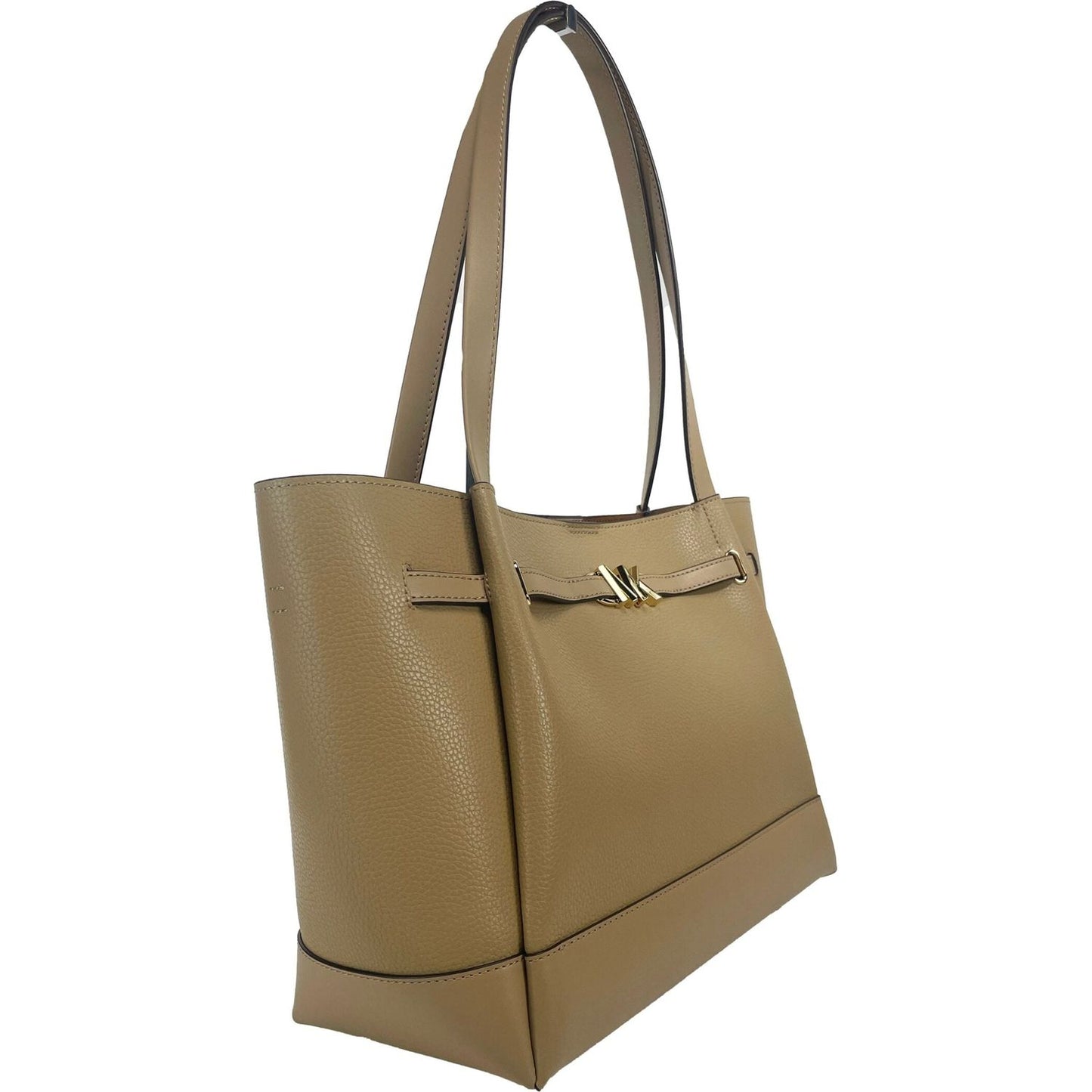 Reed Large Camel Leather Belted Tote Shoulder Bag Purse