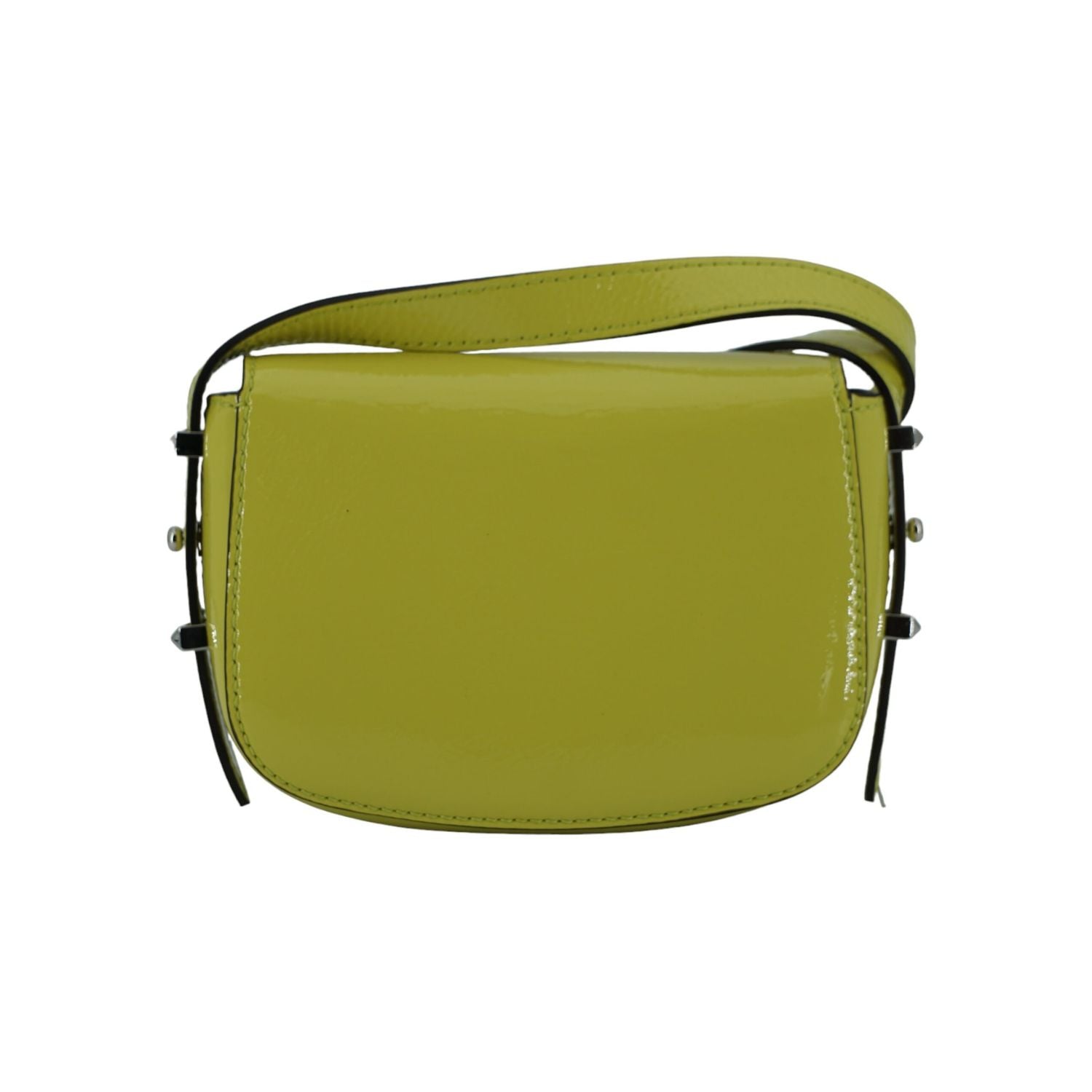 Jimmy Choo Lime Yellow Leather Small Shoulder Bag