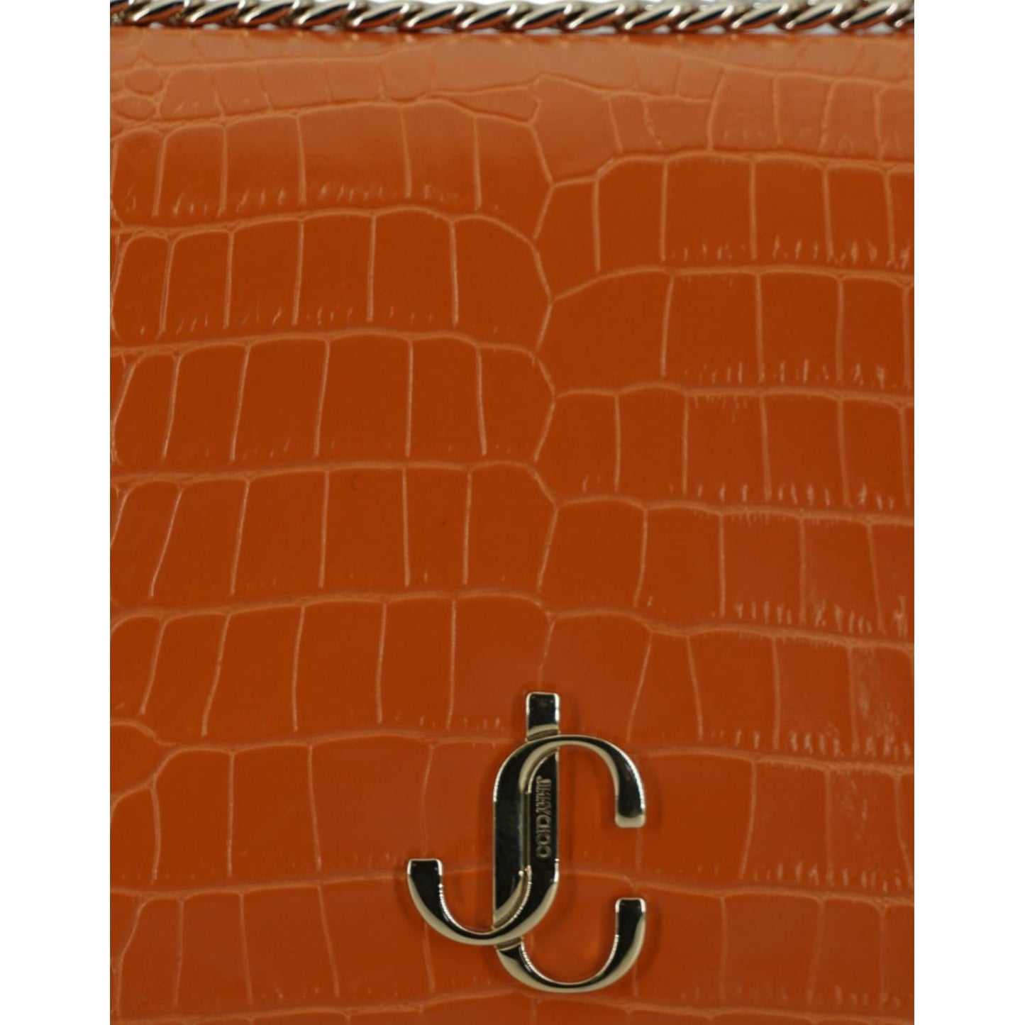 Amber Orange Leather Shoulder Bag