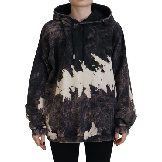 Multicolor Dye Cotton Hoodie Sweatshirt Sweater