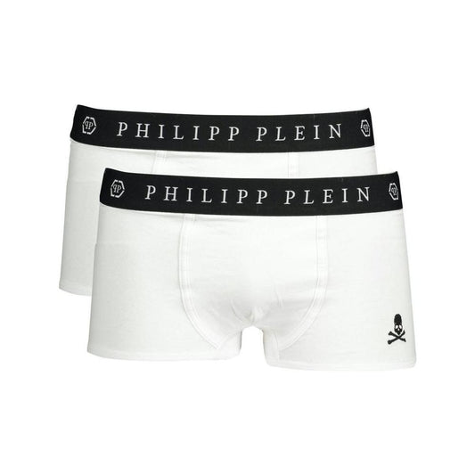 Elevated Comfort White Boxer Duo Philipp Plein