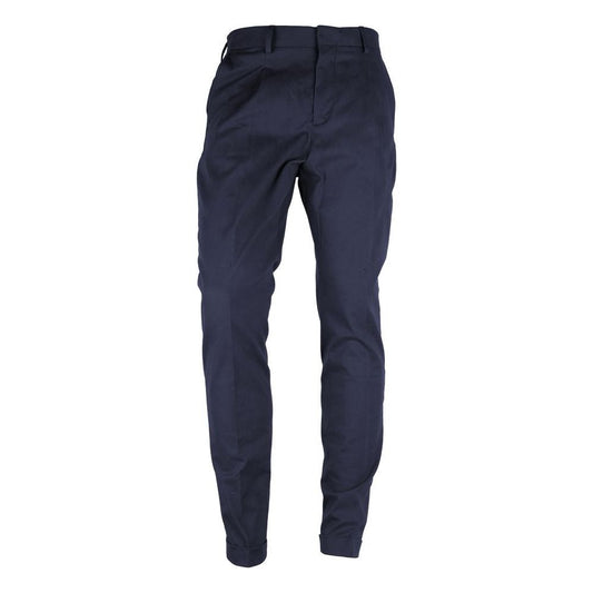 Elegant Wool Blend Milano Men's Trousers