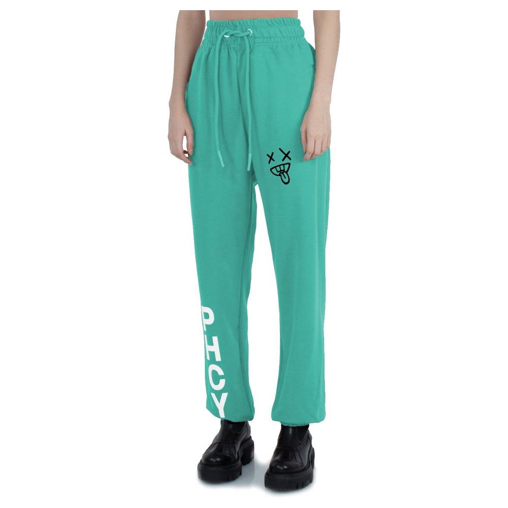 Sporty Chic Cotton Jersey Trousers