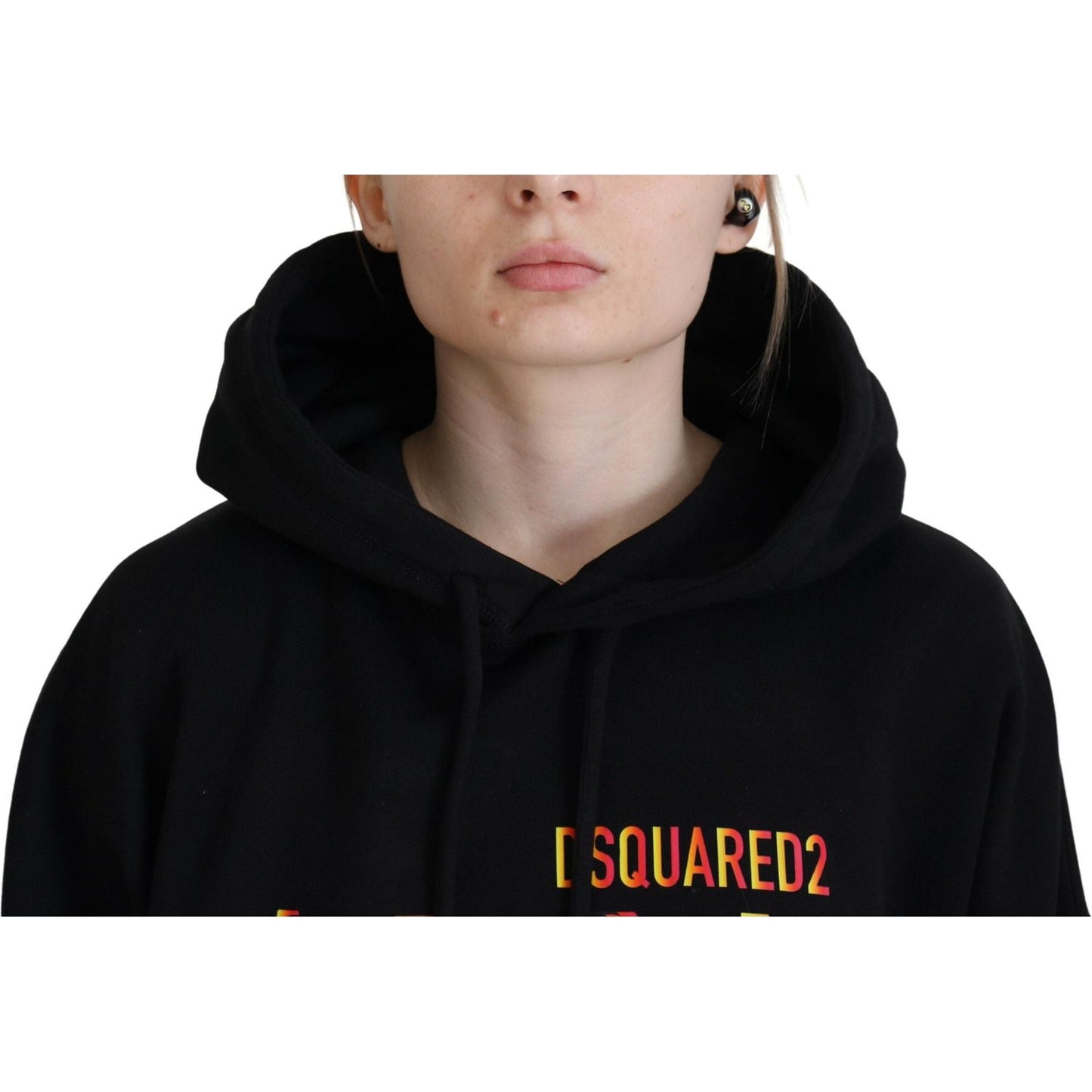 Dsquared² Black Mini Icon Cotton Hoodie Sweatshirt Sweater Dsquared²