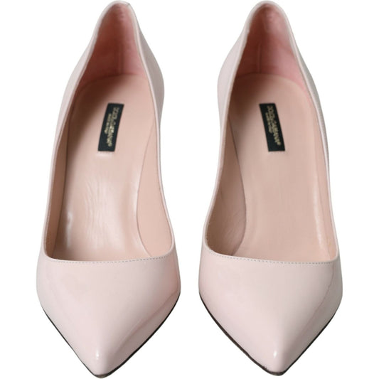 Light Pink Leather Bellucci Heels Pumps Shoes