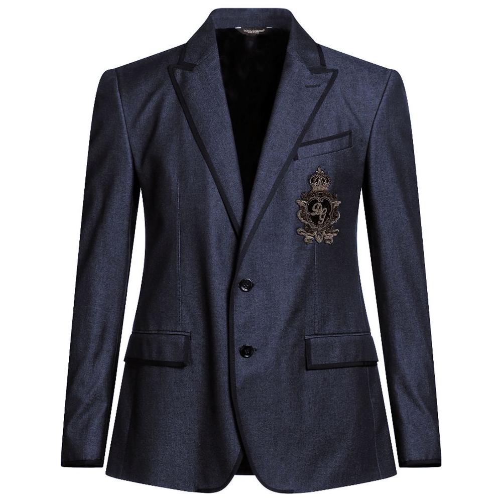 Blue Cotton Blazer