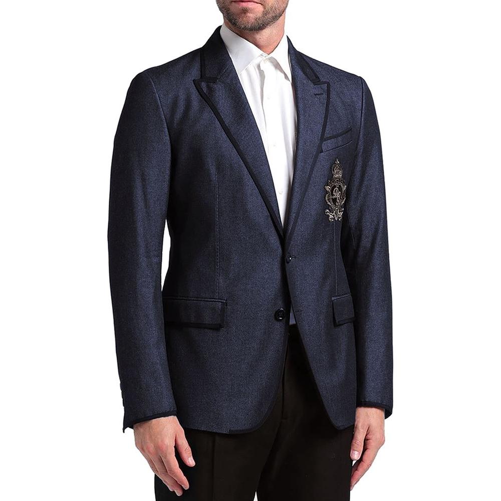 Blue Cotton Blazer