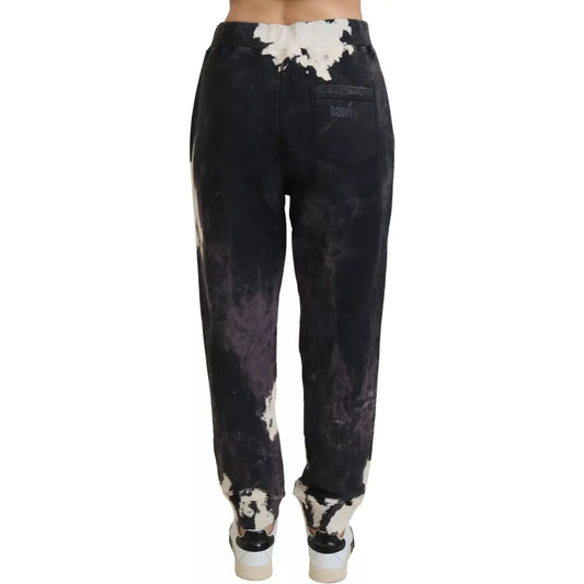 Multicolor Tie Dye Mid Waist Jogger Trouser Pants