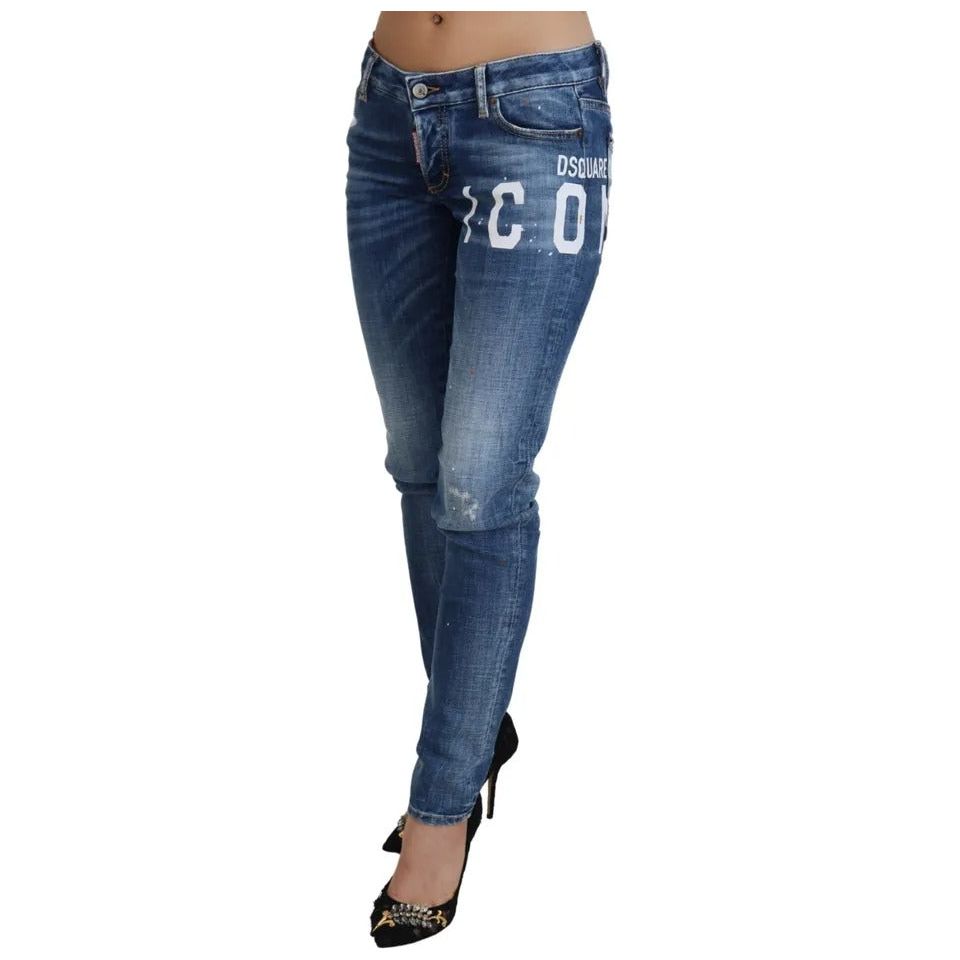 Blue Icon Low Waist Skinny Jennifer Denim Jeans