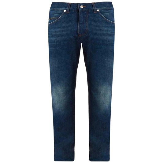 Blue Cotton Jeans & Pant