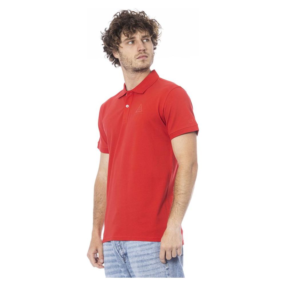 Red Cotton Polo Shirt