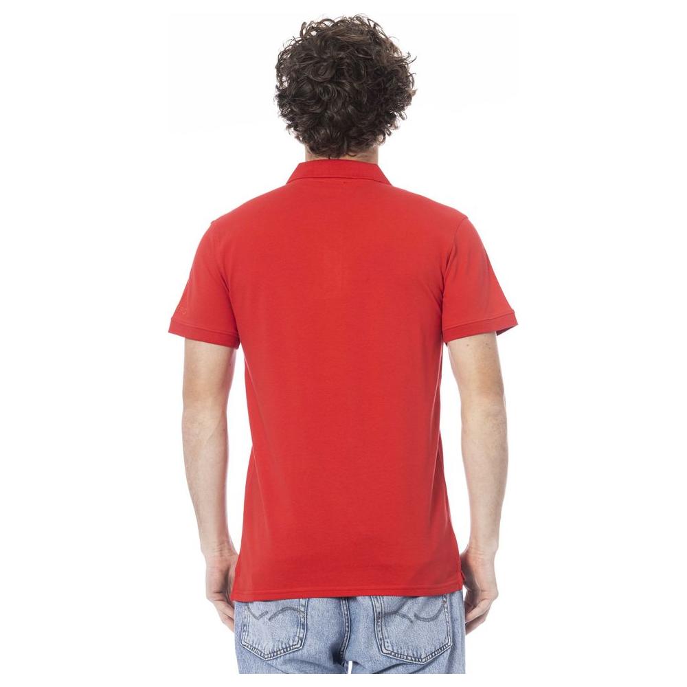 Red Cotton Polo Shirt