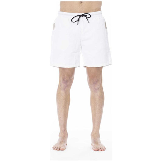 White Polyester Swimwear