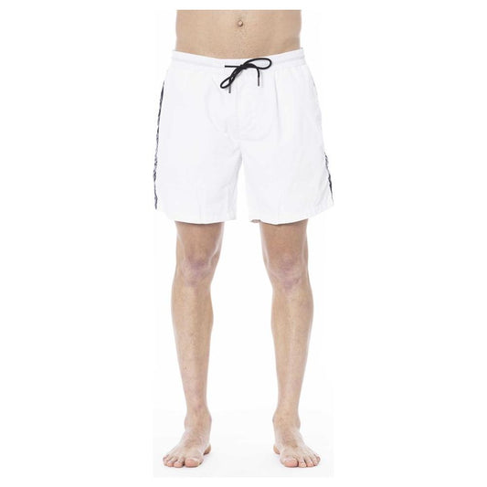 White Polyester Swimwear