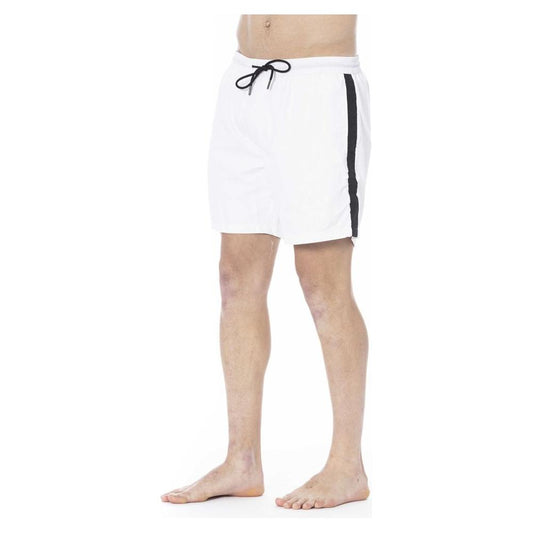 White Polyester Swimwear