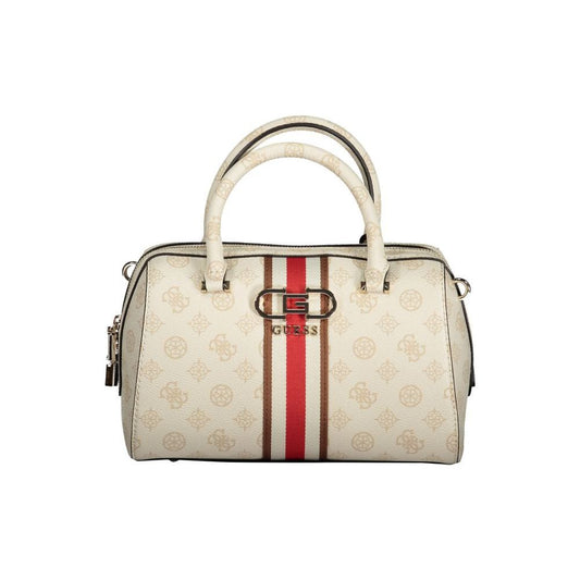 Beige Polyethylene Handbag