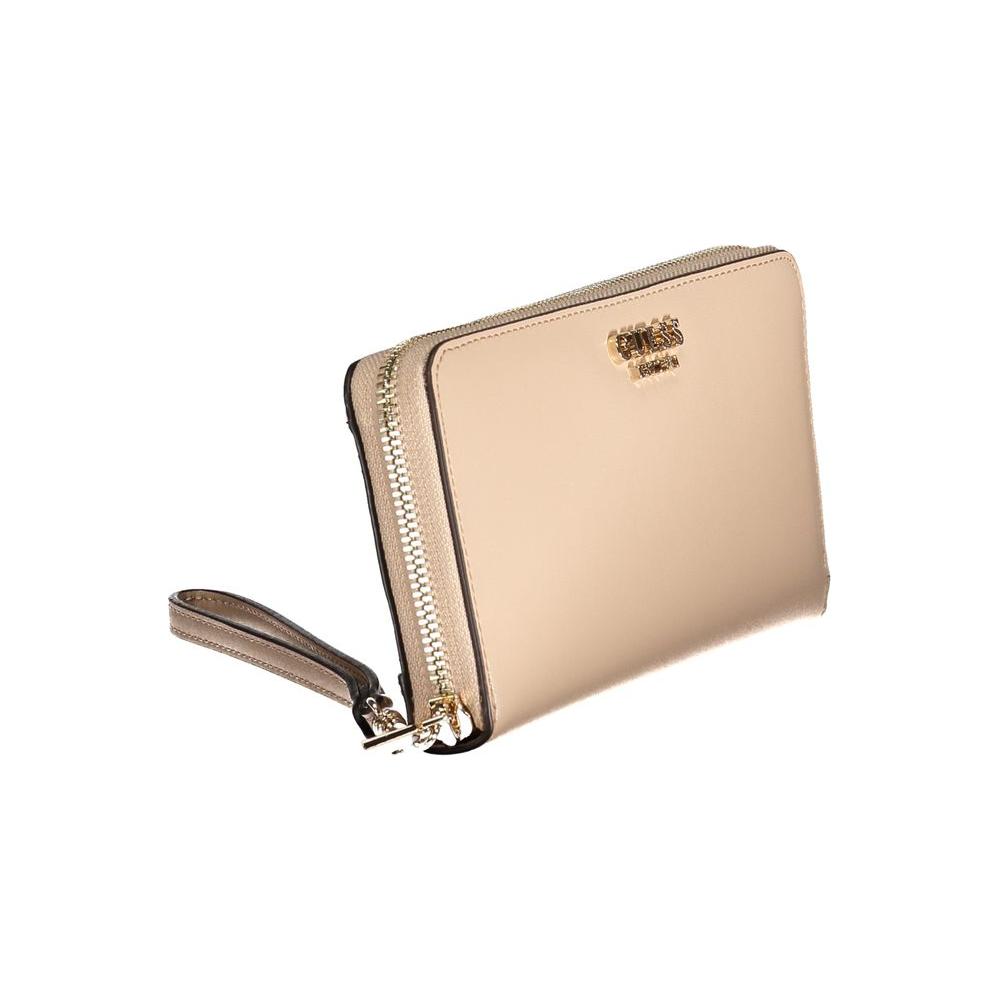 Beige Polyethylene Wallet